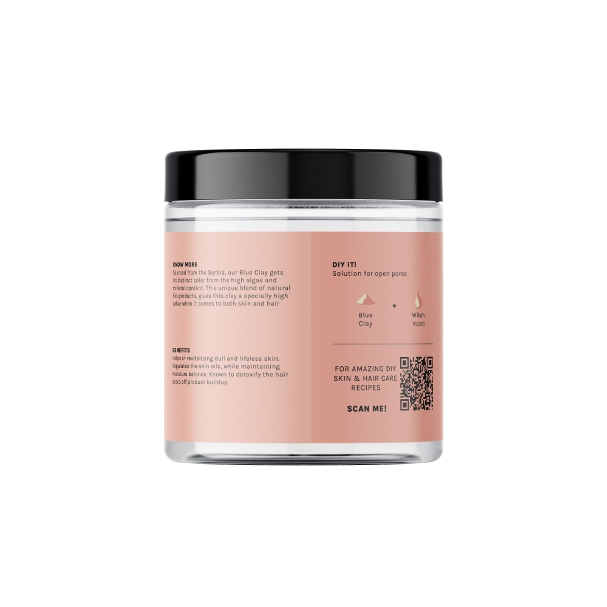 Tattvalogy Serbian Blue Clay - Detoxifies, Purifies Pores & Restores Glow for Balanced, Healthy Skin - Distacart