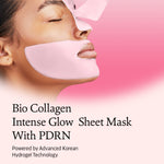 Thumbnail for Indulgeo Essentials Ginseng PDRN Enriched Bio Collagen Intense Glow Sheet Mask (44g)