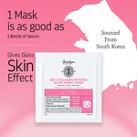 Thumbnail for Indulgeo Essentials Ginseng PDRN Enriched Bio Collagen Intense Glow Sheet Mask (44g)