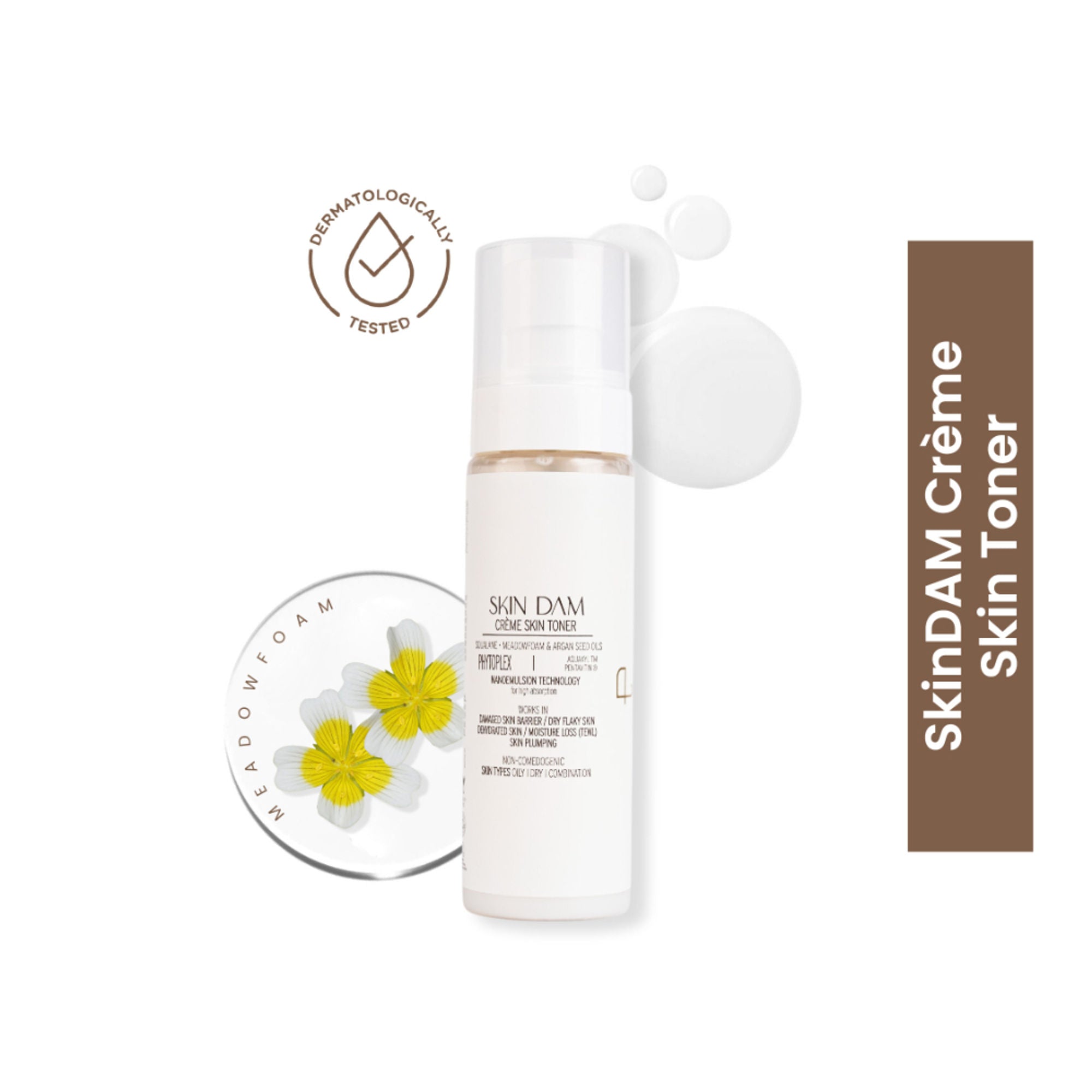 Personal Touch Skincare Skindam 2 In 1 Crème Milky Skin Toner Primer