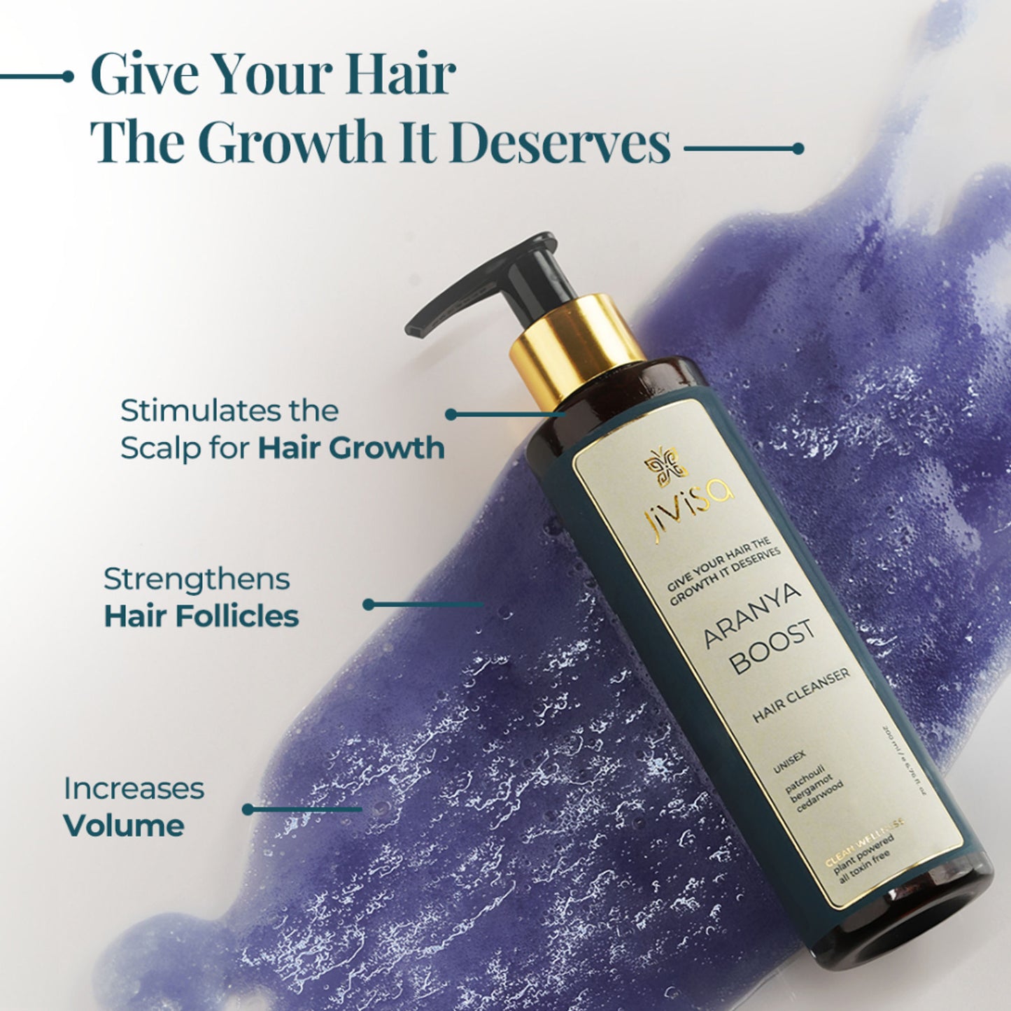JiViSa Aranya Boost Stimulating Hair Cleanser - Distacart