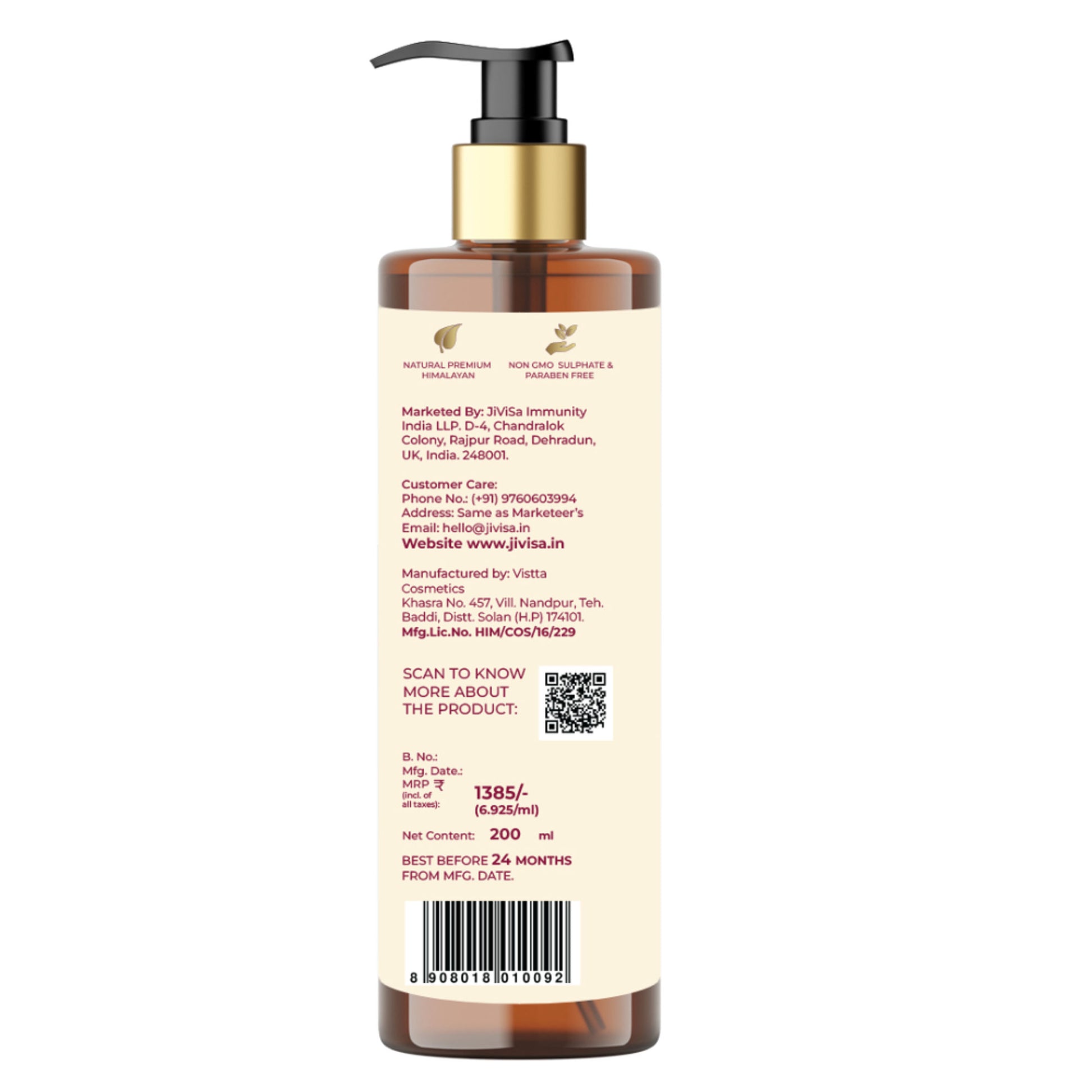 JiViSa Vrta Lustre Hair Conditioner - Distacart