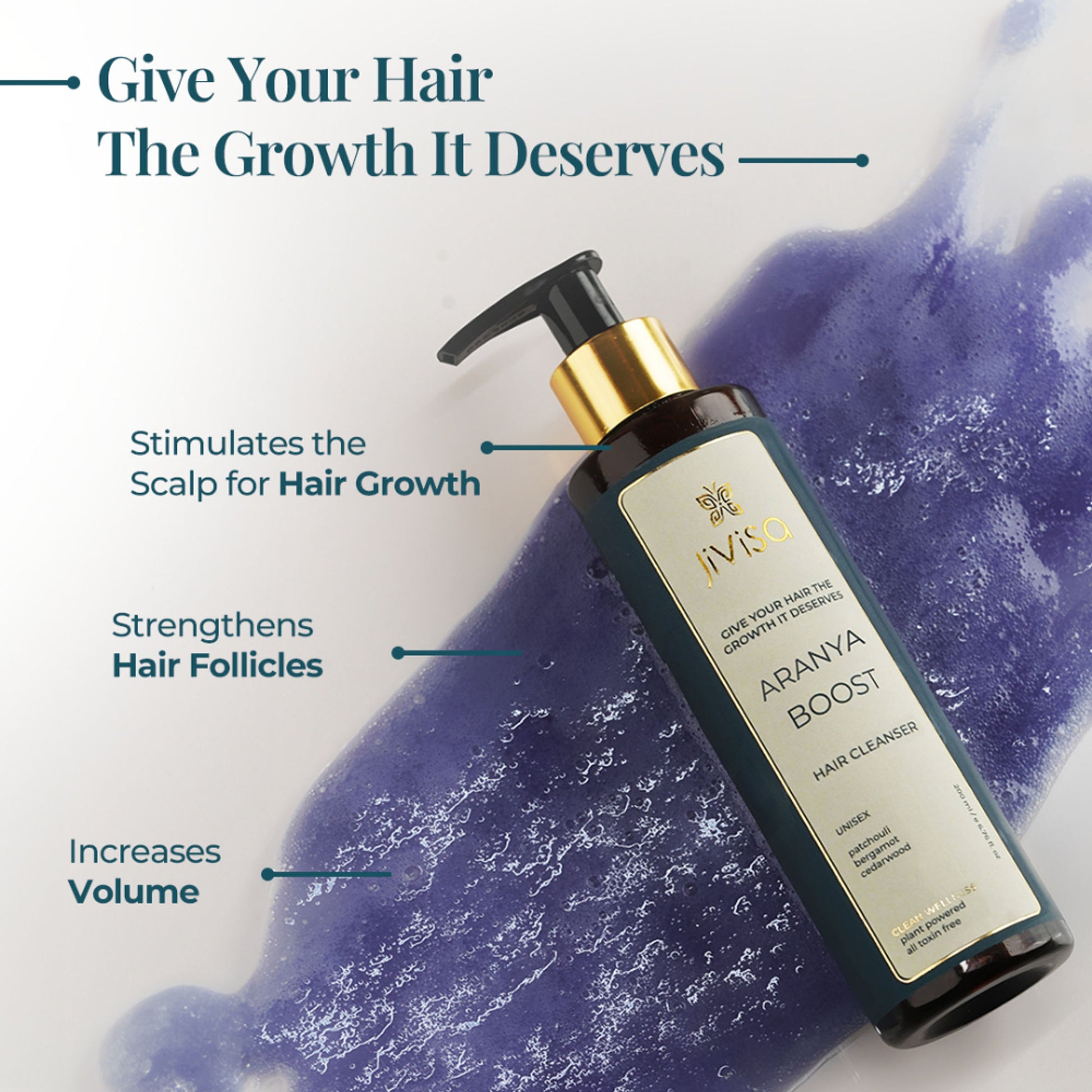 JiViSa Aranya Boost Stimulating Hair Cleanser - Distacart