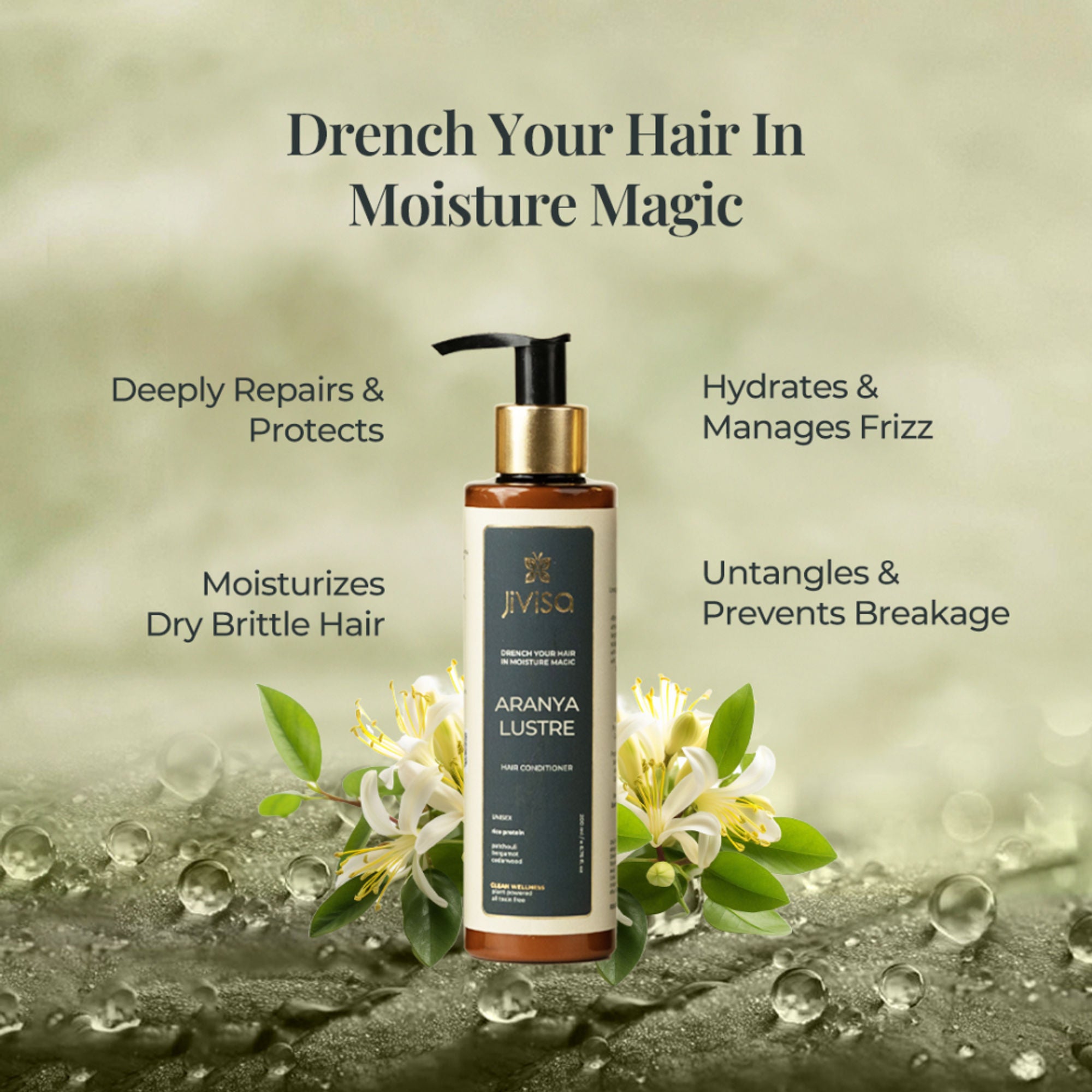 JiViSa Aranya Lustre Hair Conditioner - Distacart