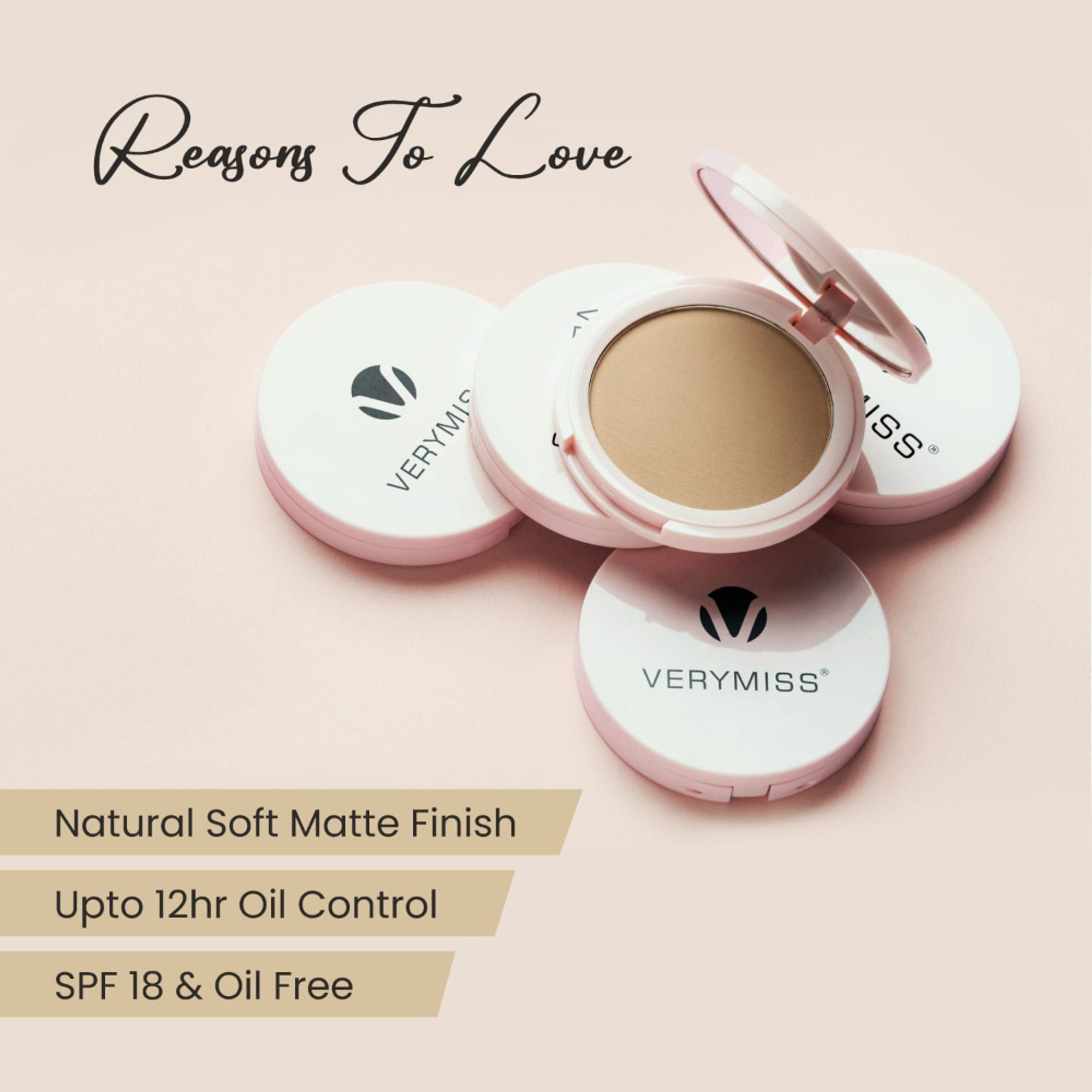 VERYMISS 8 To 8 Weightless Super Stay Compact Powder - 114 Beige - Distacart