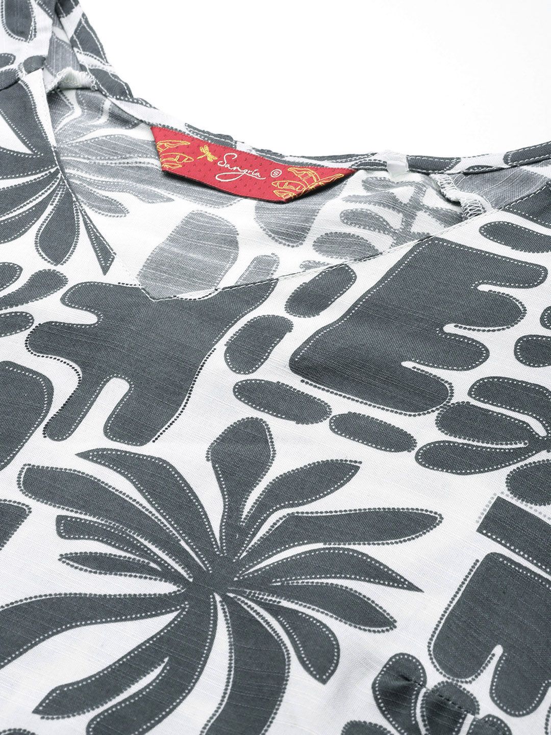 Sangria Women Ethnic Motifs Printed Kurta - Distacart