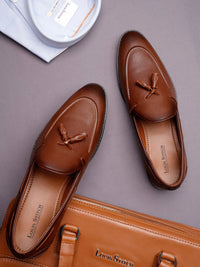 Thumbnail for LOUIS STITCH Men Formal Slip On Tassel Moccasin Shoes