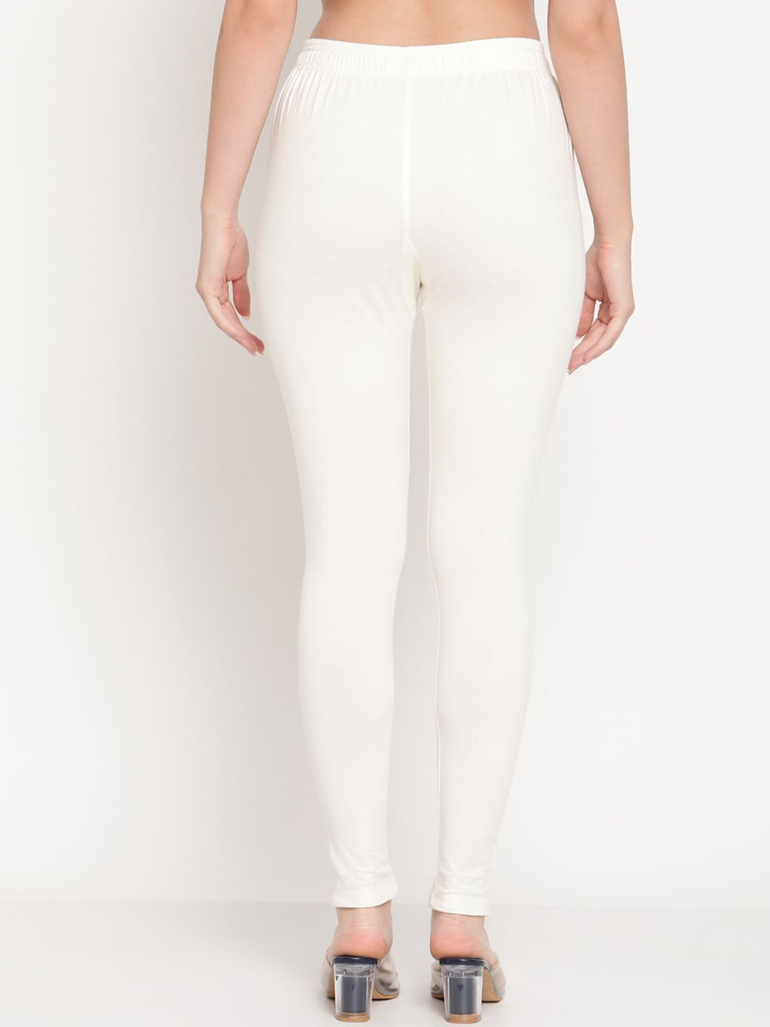 TAG 7 Women Pack Of 2 Solid Comfort Fit Ankle-Length Cotton Leggings - Distacart