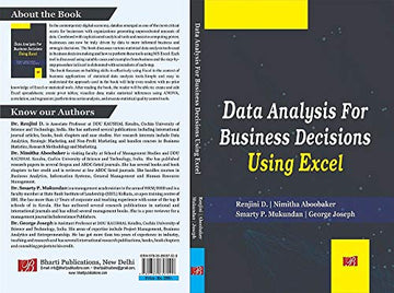Data Analysis For Business Decisions Using Excel - Dista