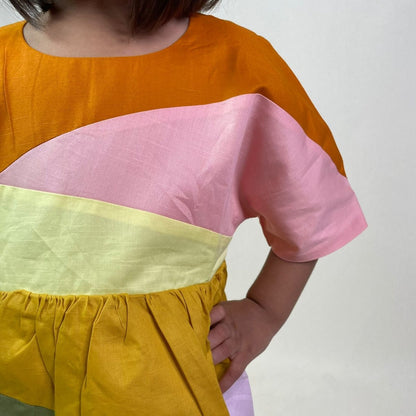ArthLife Multi-Color Block Dress - Distacart
