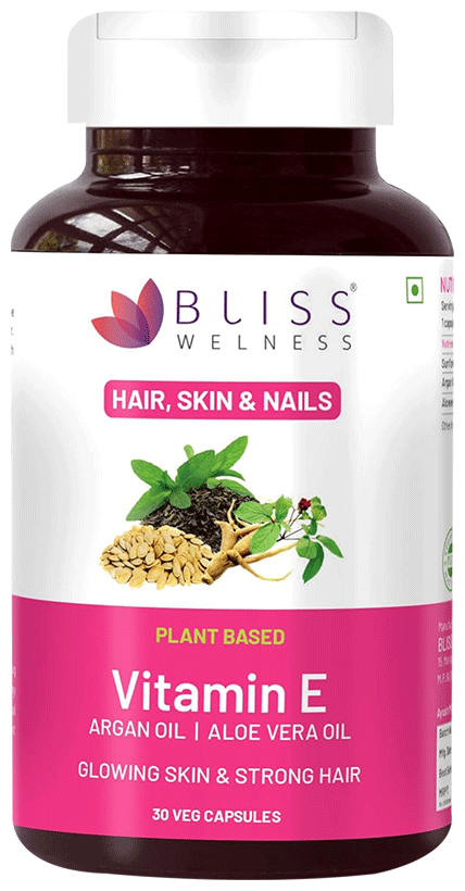 bliss welness skin hair care vitamin e capsule
