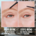 Thumbnail for Maybelline New York Brow Ultra Slim Defining Eyebrow - Medium Brown - Dista