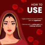 Thumbnail for Shryoan Authentic Rose Liquid Sindoor - Maroon - Set Of 2 - Distacart