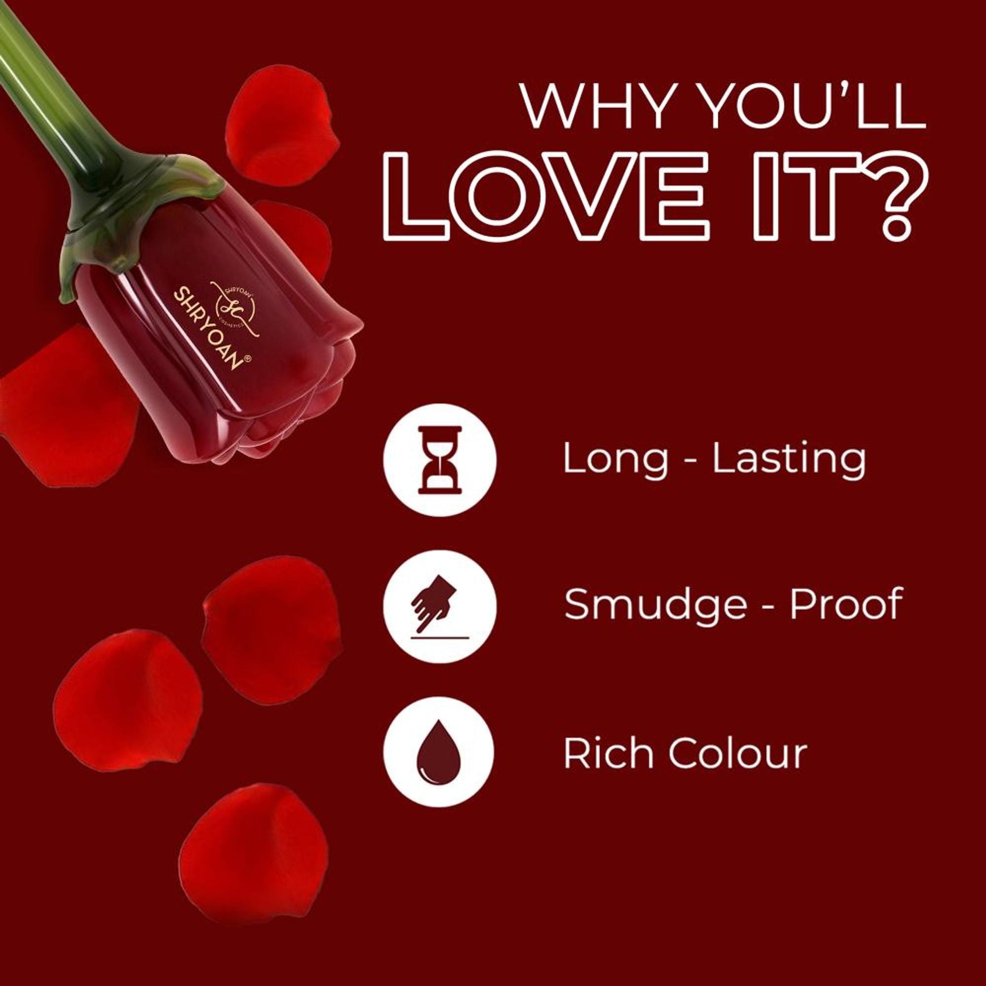 Shryoan Authentic Rose Liquid Sindoor - Red - Set Of 2 - Distacart