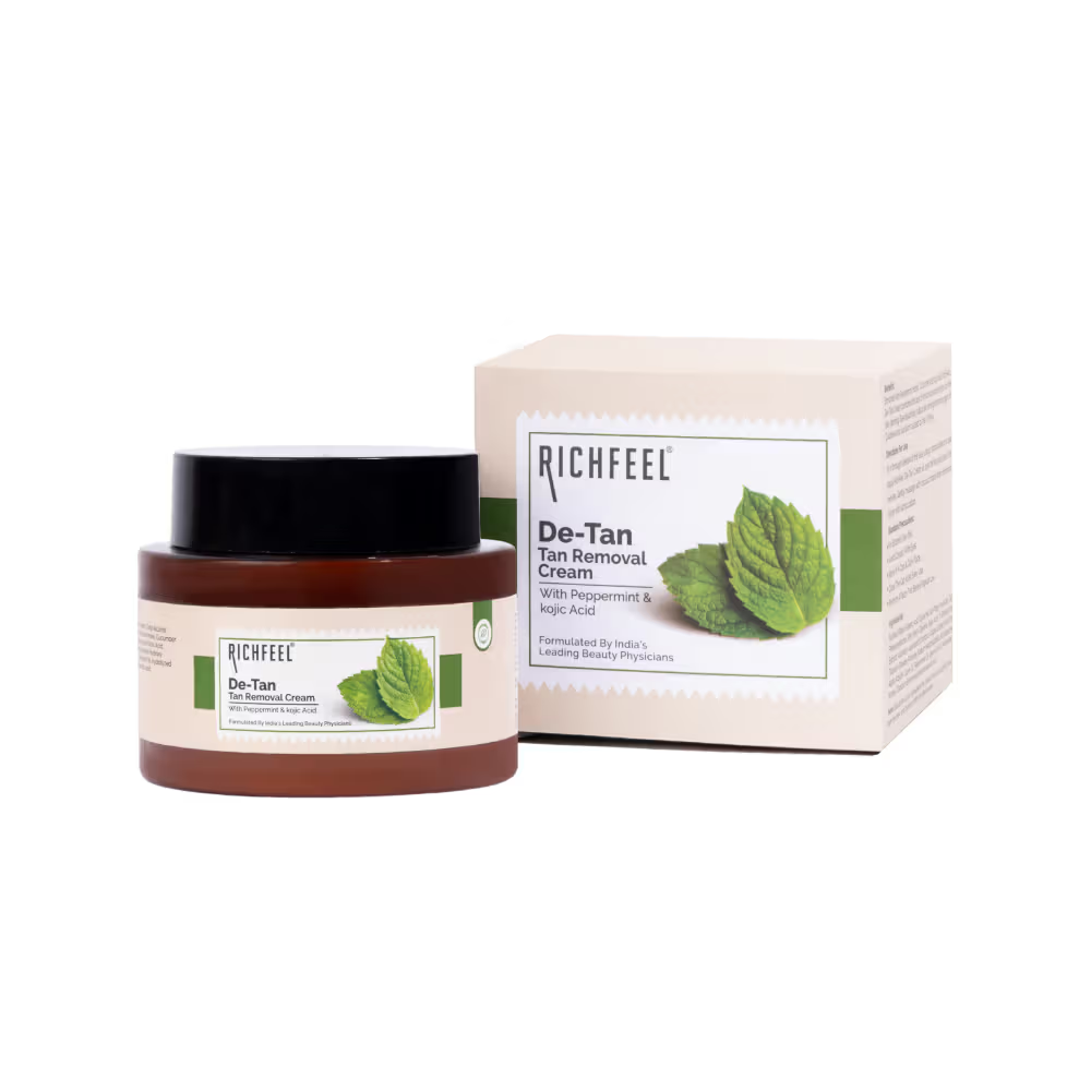 Richfeel De-tan Cream Natural Tan Removal Face Pack - Dista