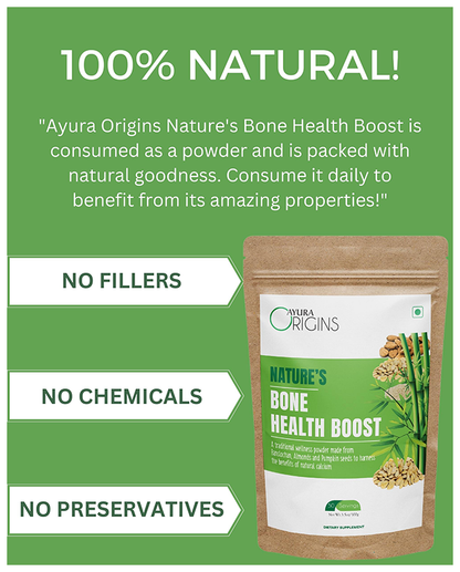 Ayura Origins Nature's Bone Health Boost Powder - Distacart
