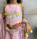 Thumbnail for ArthLife Onion Pink Lehenga Set - Distacart