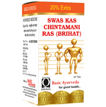 Thumbnail for Basic Ayurveda Shwas Chintamani Ras with Gold - Distacart