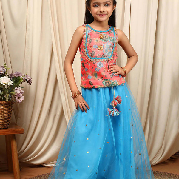 Joban Fashion Girl's Multi Color Lehenga Choli