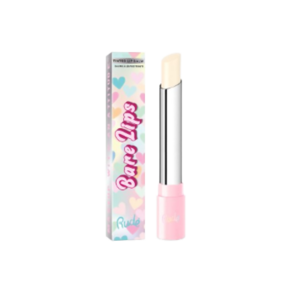 Rude Cosmetics Bare Lips Tinted Lip Balm - Bare - Distacart