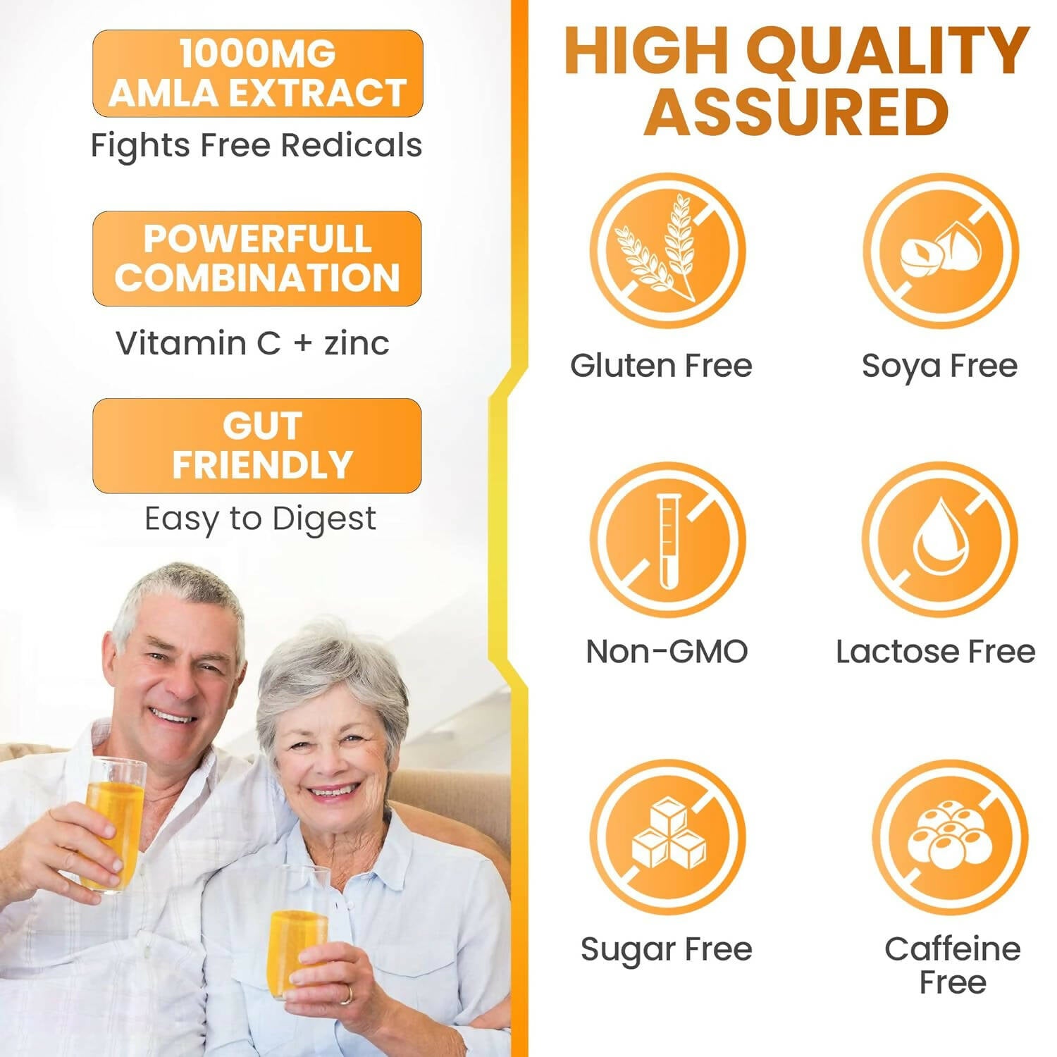 Dr Trust Vitamin C Effervescent Tablets - Orange Flavor - Distacart