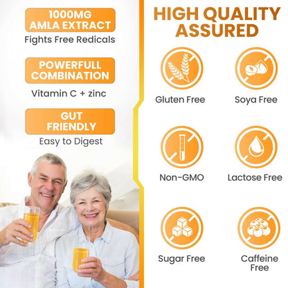 Dr Trust Vitamin C Effervescent Tablets - Orange Flavor - Distacart