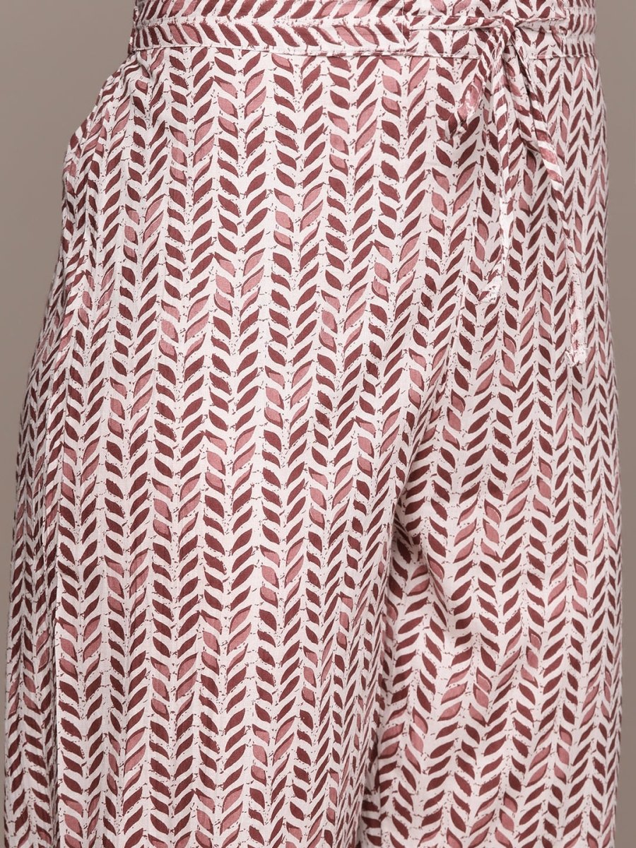 Anubhutee Women Ethnic Motifs Printed Pure Cotton Kurta with Trousers & With Dupatta - Distacart