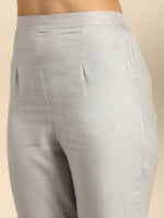 Thumbnail for All About You Women Embroidered Chikankari Kurta With Trousers & With Dupatta - Distacart
