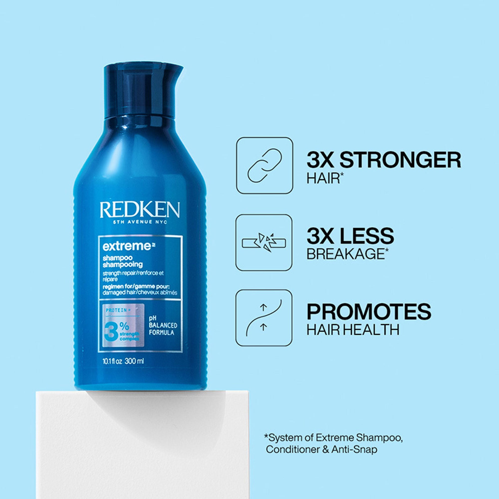Redken Extreme Shampoo Infused With Protein & Anti Breakage Treatment - Distacart