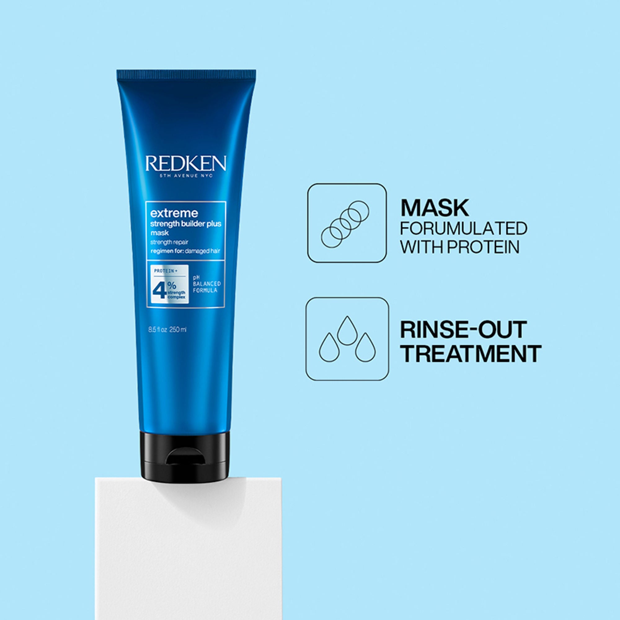 Redken Extreme Strength - Builder Plus Mask With Protein & Anti Breakage Treatment - Distacart