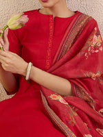 Thumbnail for Indo Era Women Solid Kurta with Pyjama & Dupatta