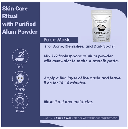 Minature Purified Alum Powder