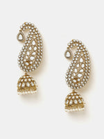 Thumbnail for Ruby Raang Pearl Jhumka - Distacart