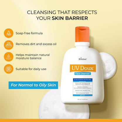 Brinton Uv Doux Face Cleanser - Dista