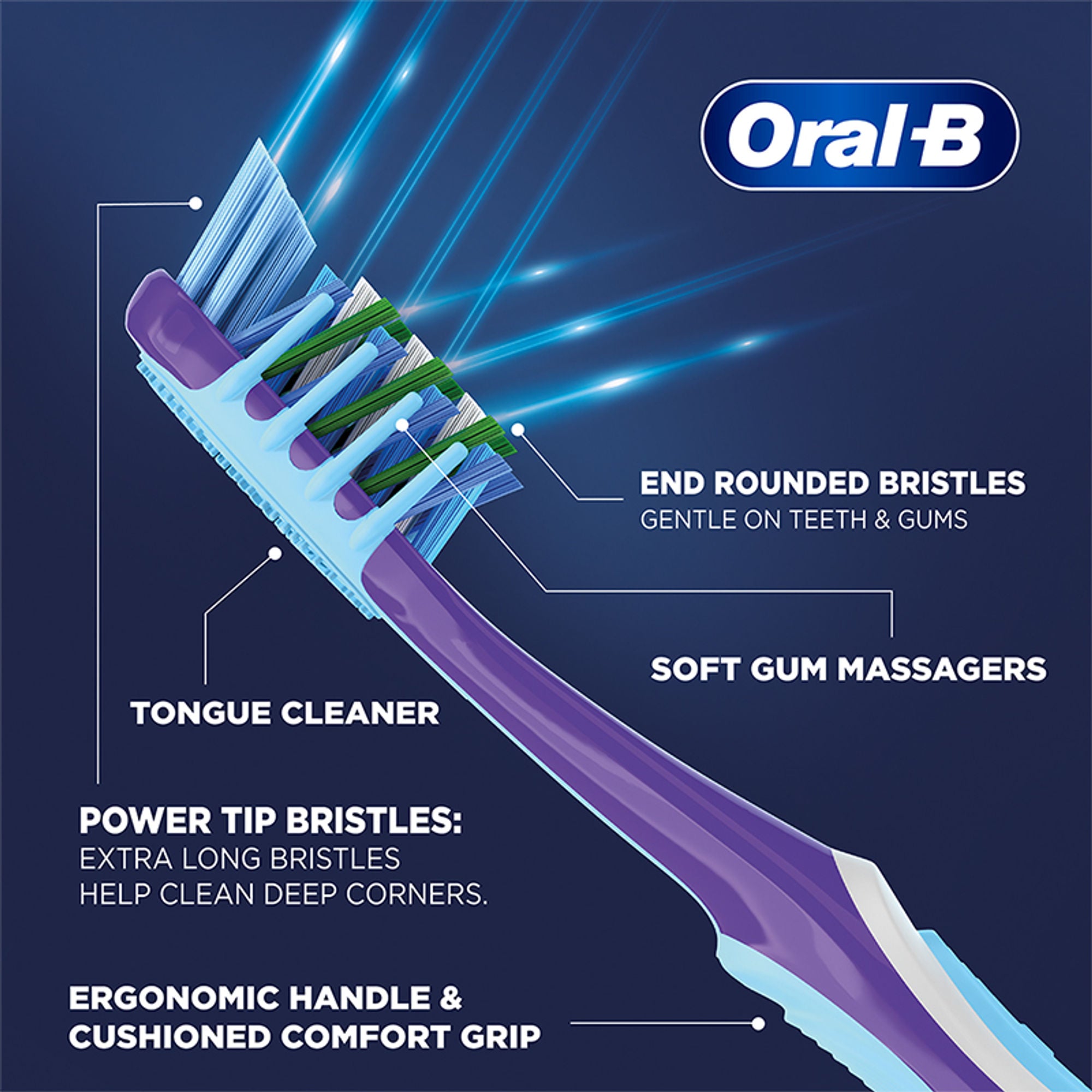 Oral-B Criss Cross Gum Care Toothbrush Buy 2 Get 2 Free (Soft) - Distacart