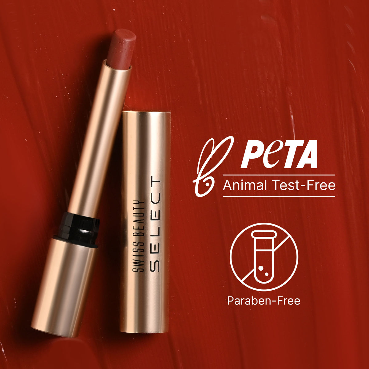 Swiss Beauty Select High On Shine Lipstick - 6 Admirer Plum - Distacart
