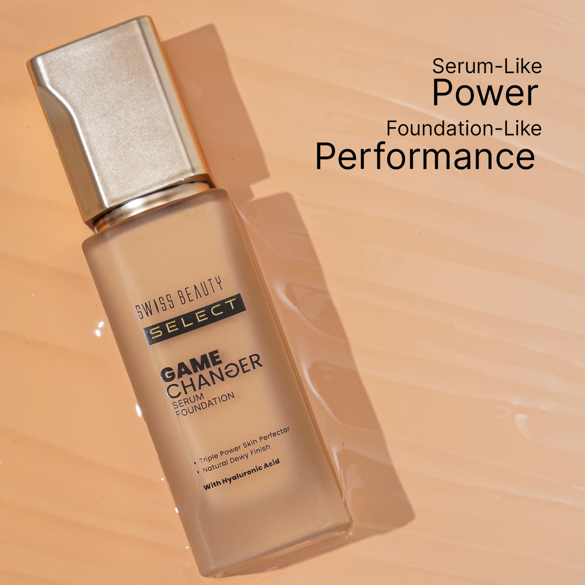 Swiss Beauty Select Game Changer Serum Foundation - Creamy Vanilla - Distacart