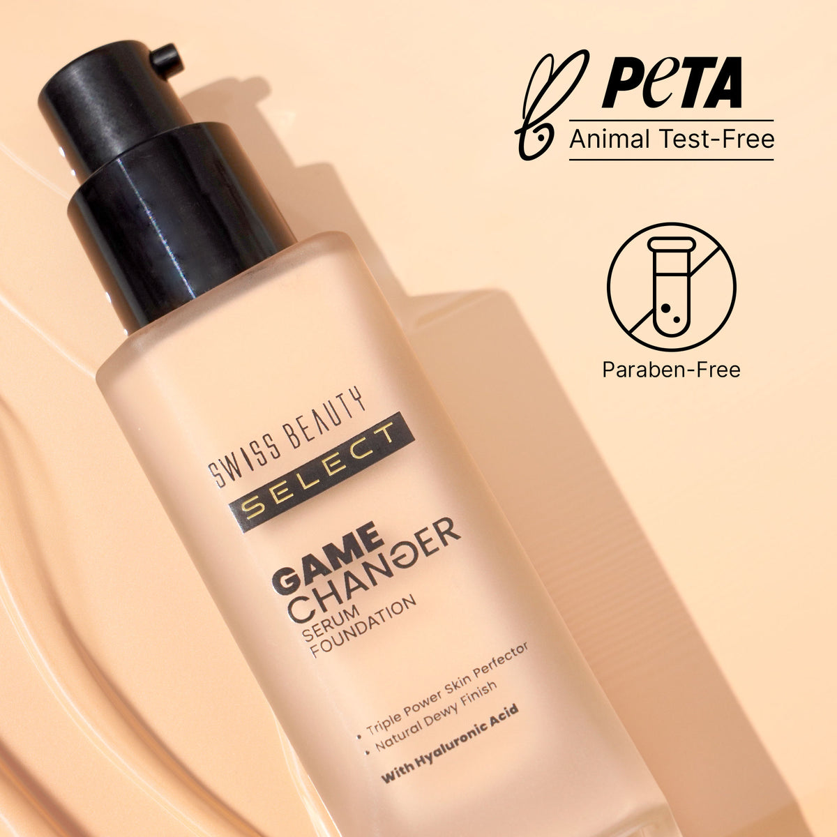 Swiss Beauty Select Game Changer Serum Foundation - Creamy Vanilla - Distacart