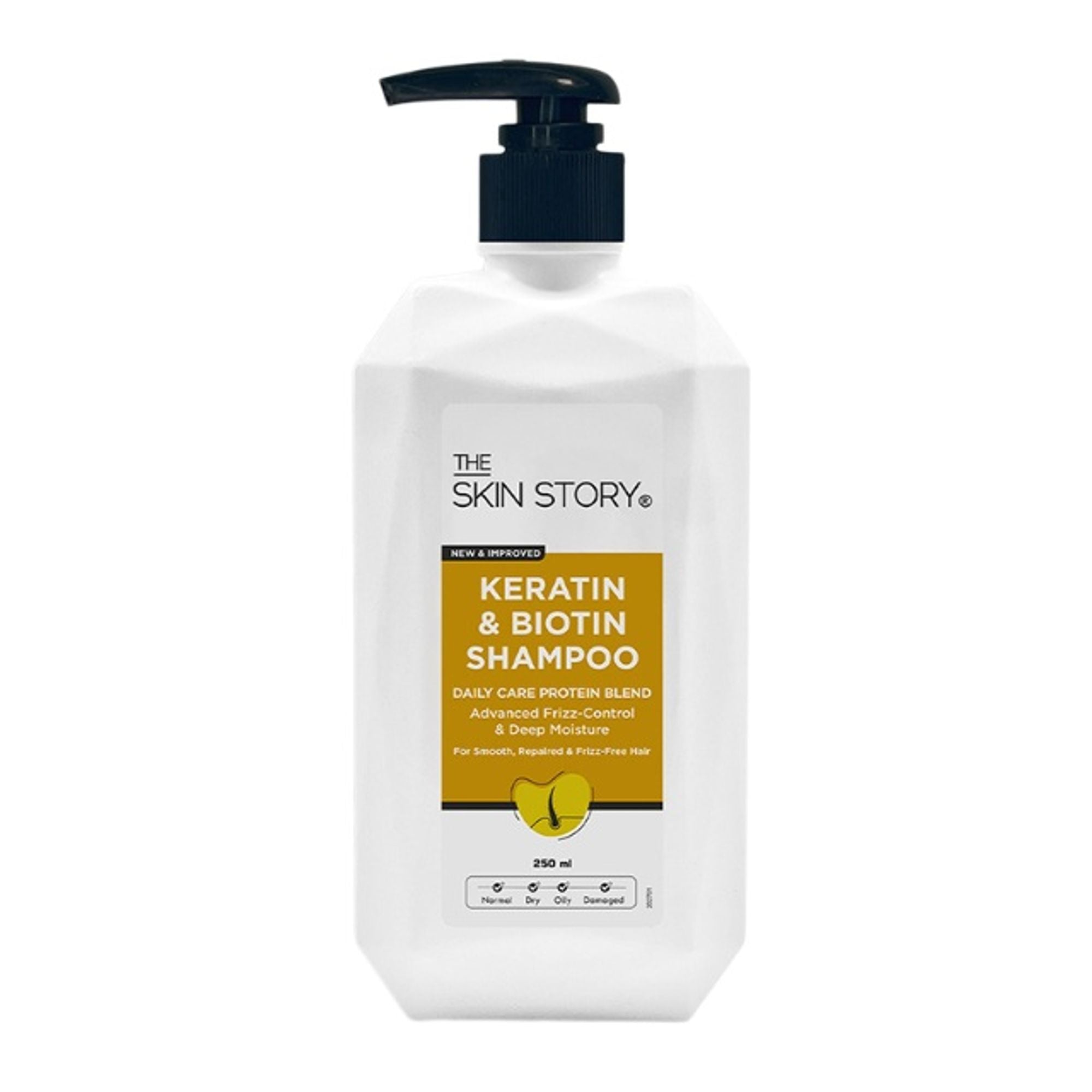 The Skin Story Advanced Frizz Control Keratin Shampoo - Distacart