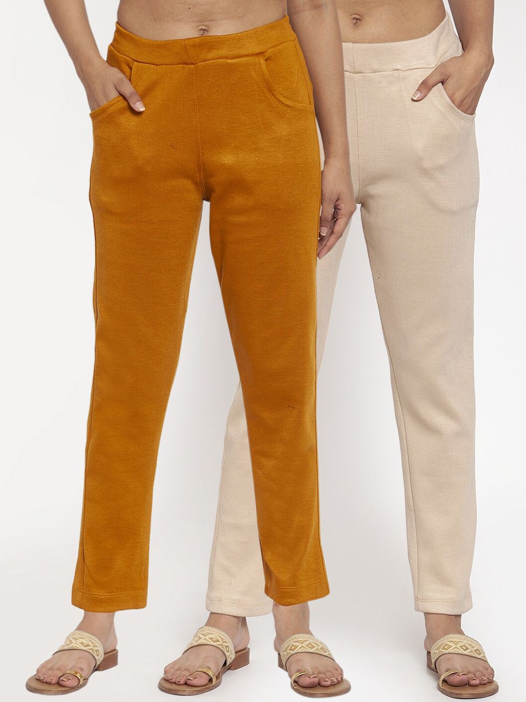 TAG 7 Women Pack of 2 Solid Leggings - Distacart