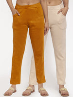 Thumbnail for TAG 7 Women Pack of 2 Solid Leggings - Distacart
