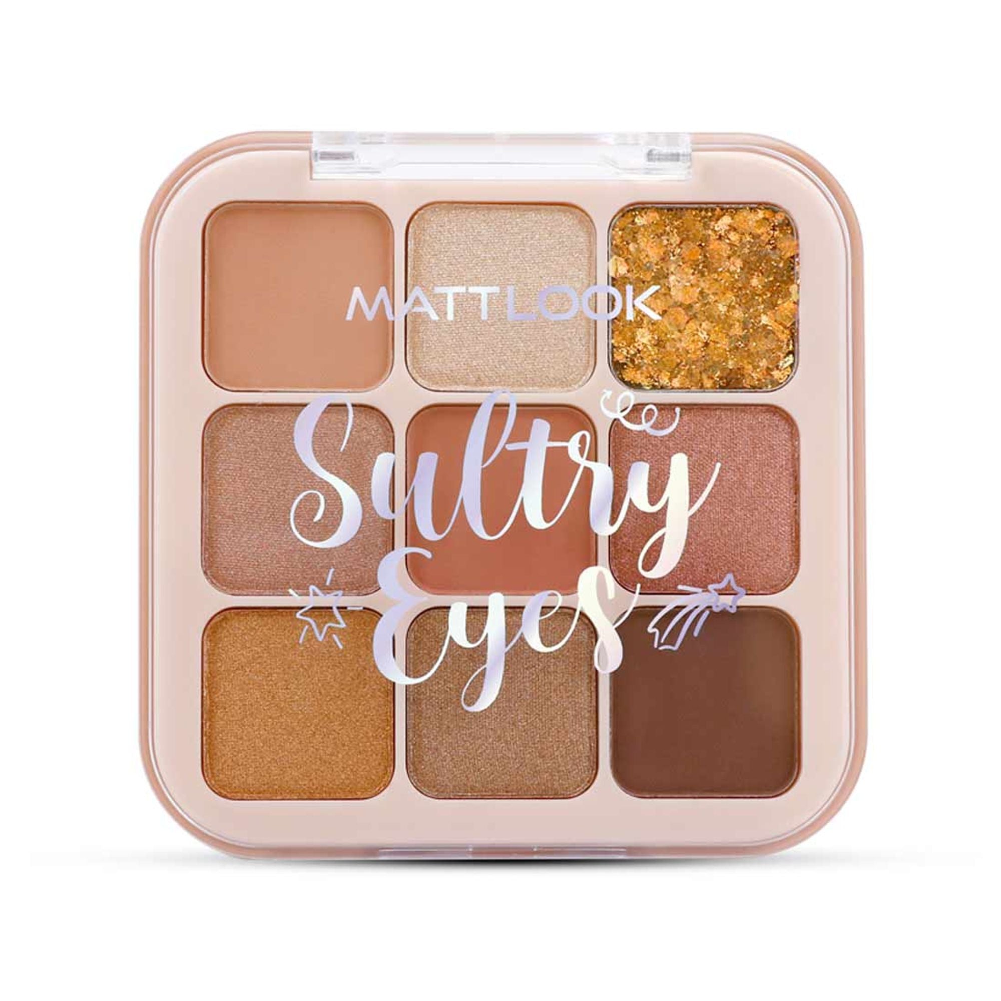 Matt Look Sultry Eyes Highly Pigmented Blendable Long Lasting Eyeshadow Palette - 01 Carnival Fest - Distacart