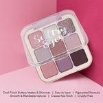 Thumbnail for Matt Look Sultry Eyes Highly Pigmented Blendable Long Lasting Eyeshadow Palette - 01 Carnival Fest - Distacart
