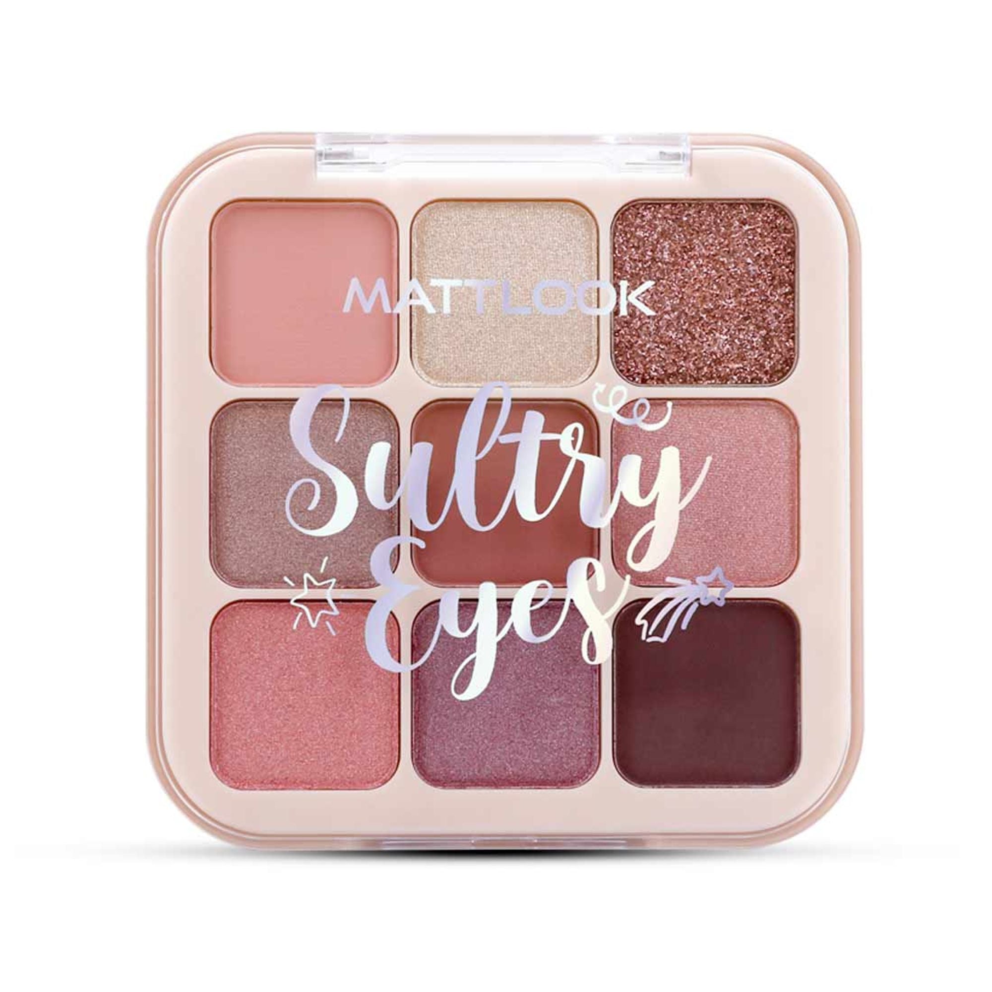 Matt Look Sultry Eyes Highly Pigmented Blendable Long Lasting Eyeshadow Palette - 02 Holiday Wine - Distacart