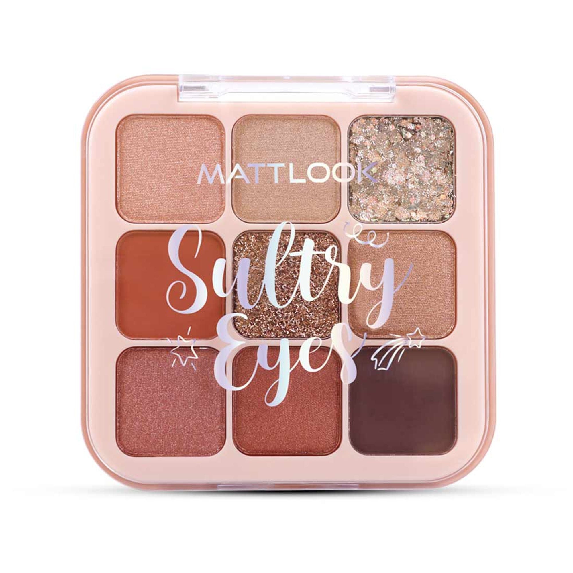 Matt Look Sultry Eyes Highly Pigmented Blendable Long Lasting Eyeshadow Palette - 03 Sundowner - Distacart