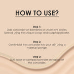 Thumbnail for Matt Look True Cover Full Coverage Ultra Blendable Liquid Concealer - 50 Green Corrector