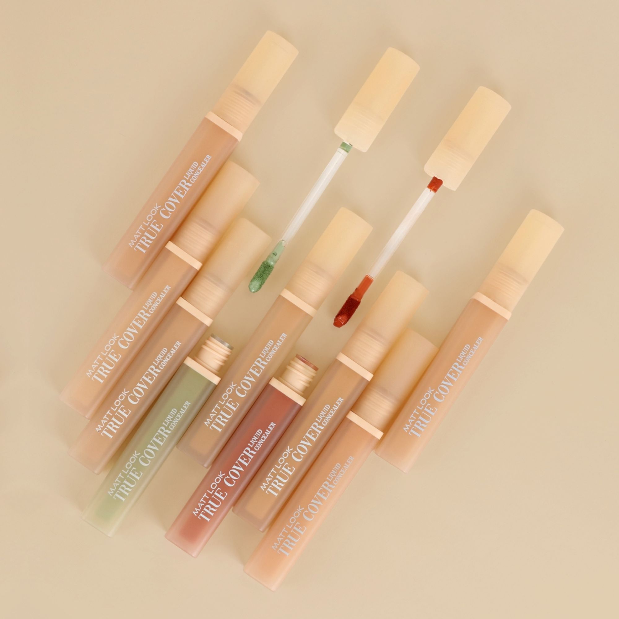 Matt Look True Cover Full Coverage Ultra Blendable Liquid Concealer - 50 Green Corrector