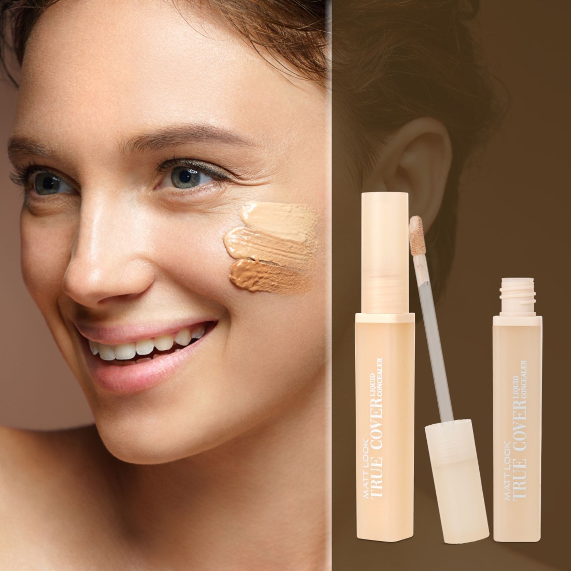 Matt Look True Cover Full Coverage Ultra Blendable Liquid Concealer - 50 Green Corrector - Distacart
