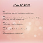Thumbnail for Matt Look Feel The Glow Baked Shimmer Highlighter Trio Palette - 02 Beaming Beauty - Distacart