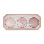 Thumbnail for Matt Look Feel The Glow Baked Shimmer Highlighter Trio Palette - 02 Beaming Beauty - Distacart